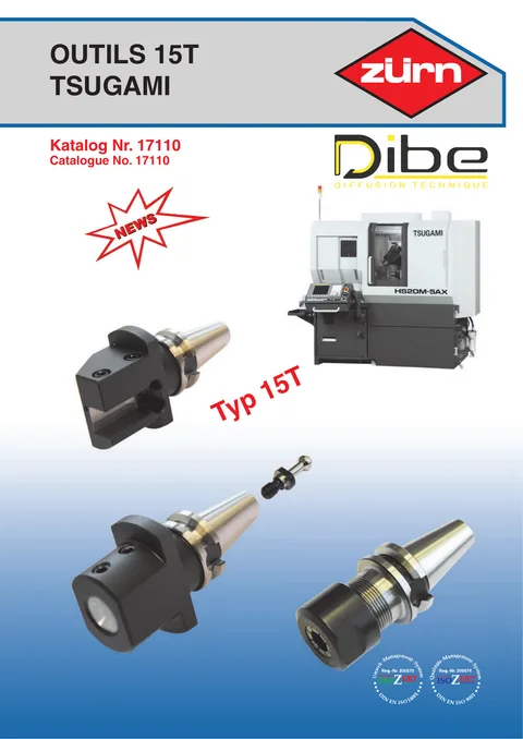 Couverture du catalogue Attachements 15T Tsugami