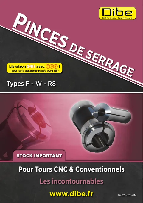 Couverture du catalogue Pinces de serrage