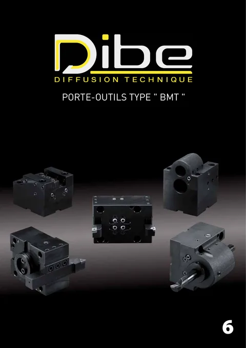 Couverture du catalogue Porte-outils type « BMT »