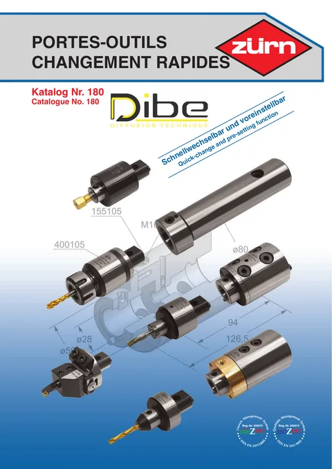 Couverture du catalogue Portes-outils changement rapides