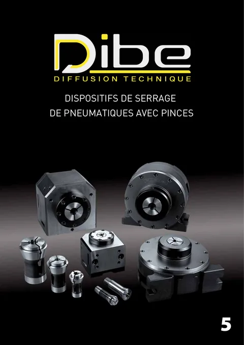 Couverture du catalogue Dispositifs de serrage pneumatiques à pinces