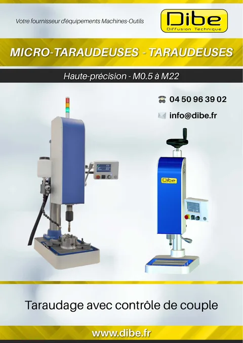 Couverture du catalogue Micro-taraudeuses et taraudeuses